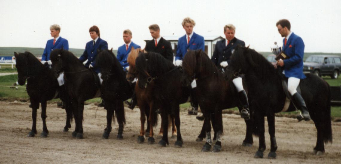 Otur med afkom ved Landsmót 1994